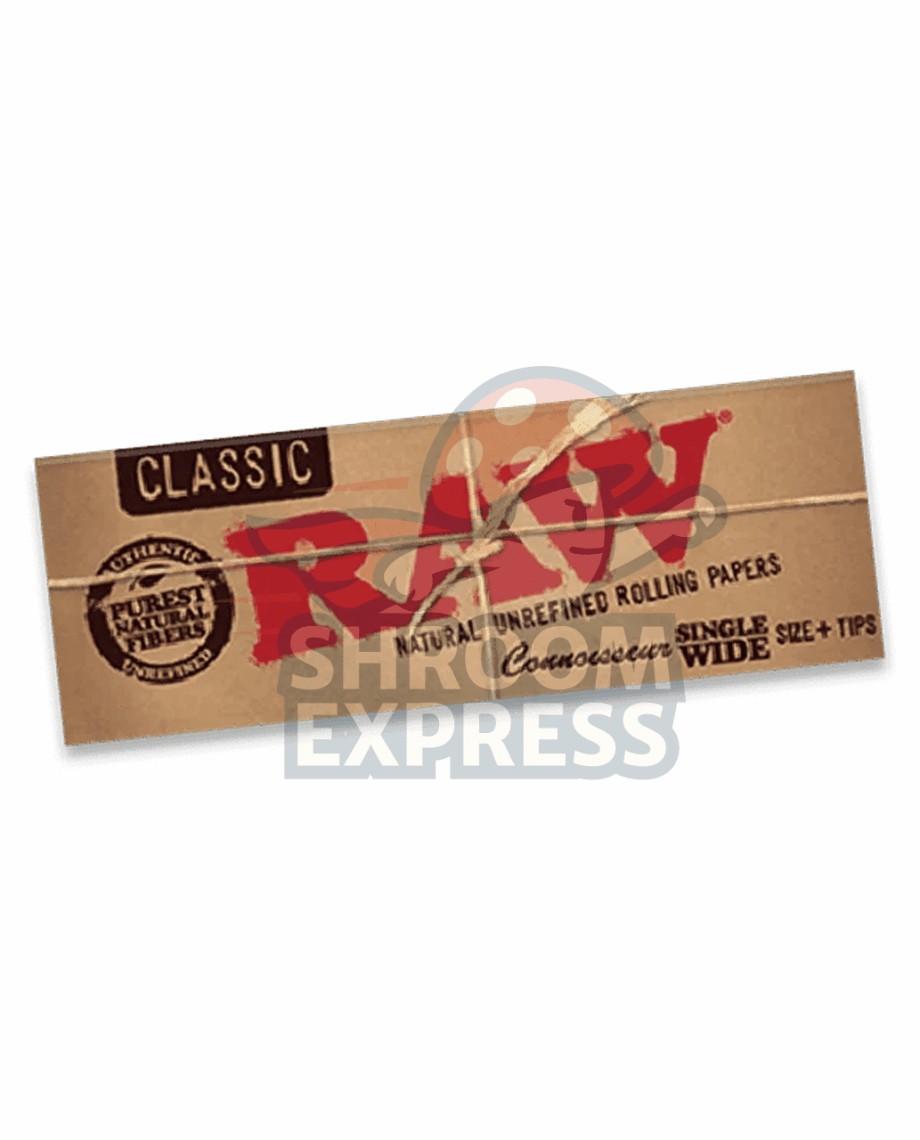 Raw Classic Single Wide Rolling Paper - Image 1
